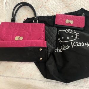 Hello kitty loungefly bag and wallet